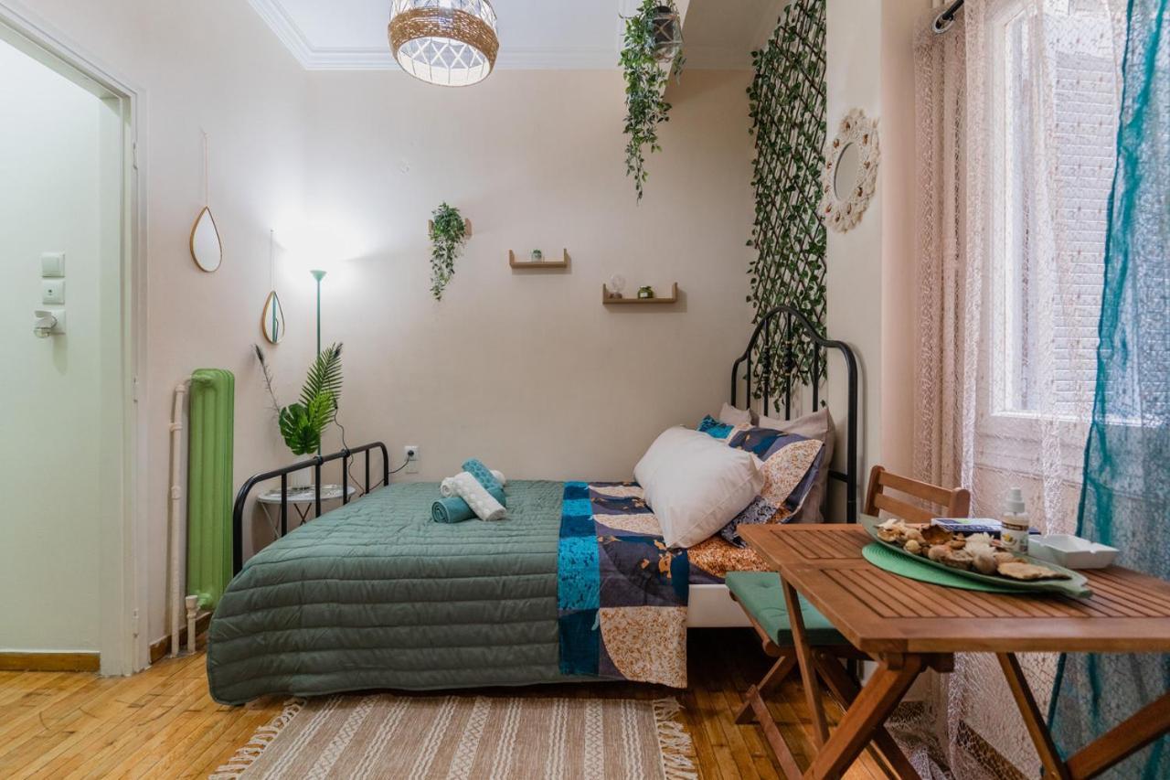 Green Boho Apartment Athen Eksteriør billede